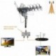 McDuory Amplified Outdoor Digital Antenna 150 Mile HDTV Antenna - 360 Degree Rotation with Infrared Control - High Performance in UHF/VHF- 40ft RG6 Cable/mounting pole/2-way Splitter Included